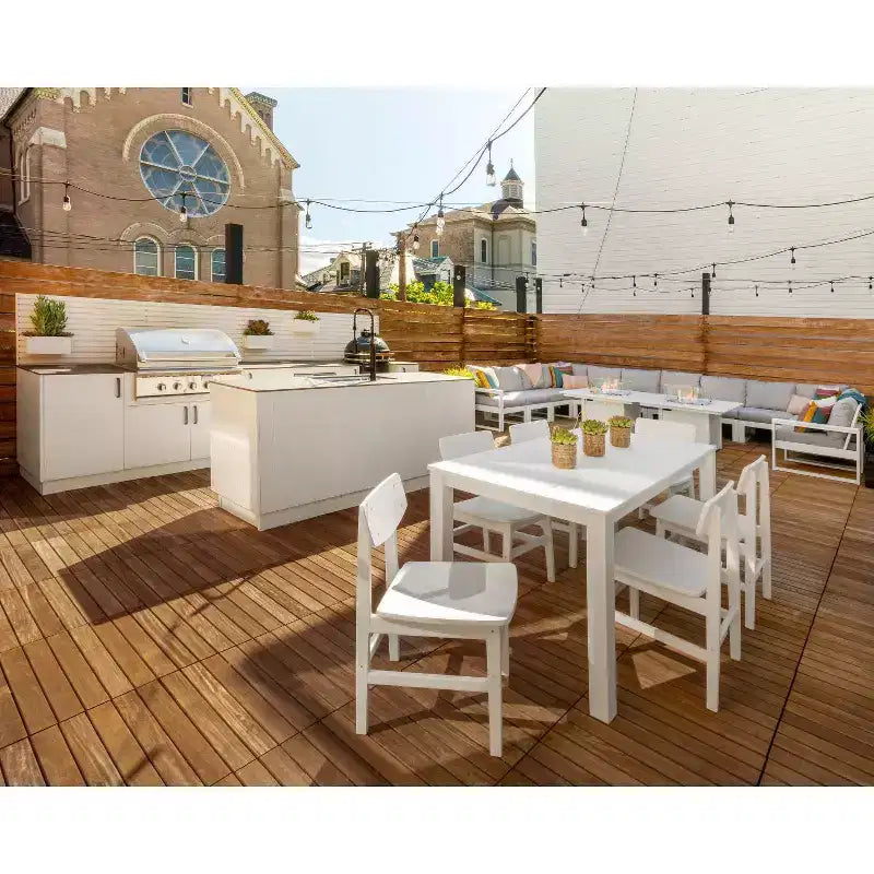 POLYWOOD Sedia senza braccioli da esterno Modern Studio Urban