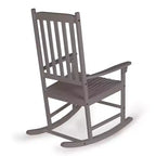 Seagrove Farmhouse Classic Slat-Back 350-LBS Support Acacia Wood Outdoor Rocking Chair- JONATHAN Y