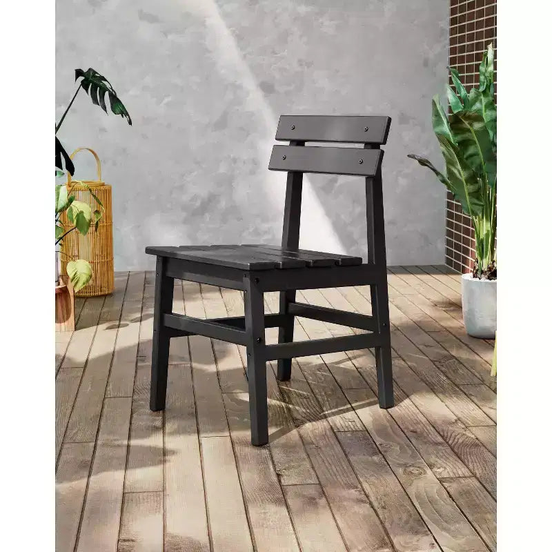 Sedia senza braccioli da esterno Polywood Modern Studio Plaza per patio