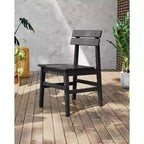 Sedia senza braccioli da esterno Polywood Modern Studio Plaza per patio
