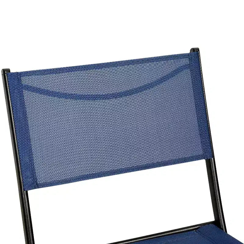 Flash Furniture Sedie pieghevoli da esterno Brazos Series 4 pz con materiale Flex Comfort e struttura in metallo