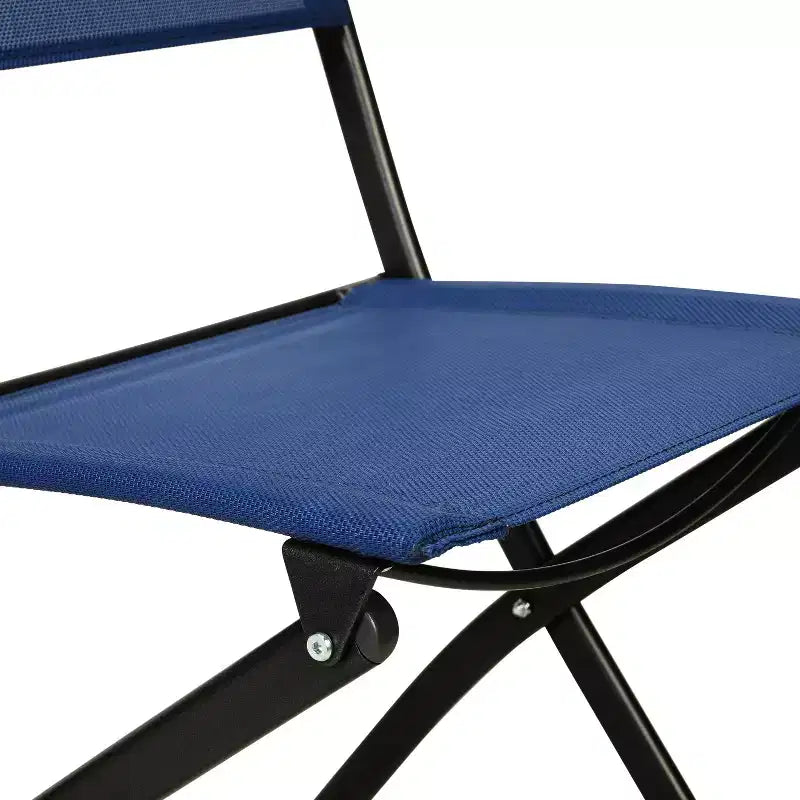 Flash Furniture Sedie pieghevoli da esterno Brazos Series 4 pz con materiale Flex Comfort e struttura in metallo