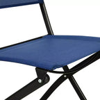 Flash Furniture Sedie pieghevoli da esterno Brazos Series 4 pz con materiale Flex Comfort e struttura in metallo