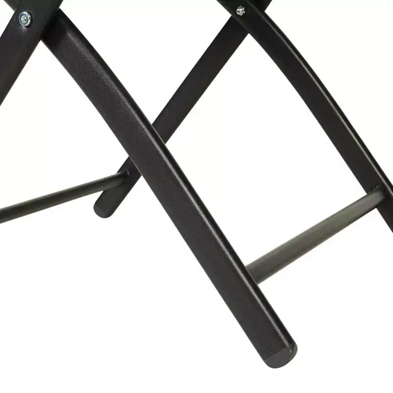 Flash Furniture Sedie pieghevoli da esterno Brazos Series 4 pz con materiale Flex Comfort e struttura in metallo