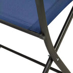 Flash Furniture Sedie pieghevoli da esterno Brazos Series 4 pz con materiale Flex Comfort e struttura in metallo