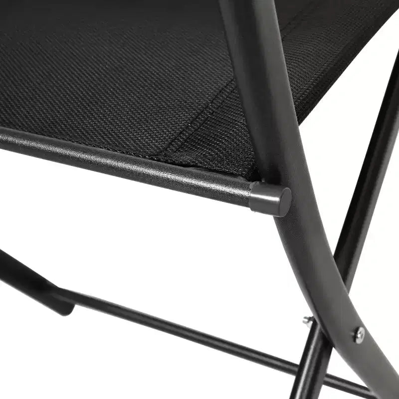 Flash Furniture Sedie pieghevoli da esterno Brazos Series 4 pz con materiale Flex Comfort e struttura in metallo