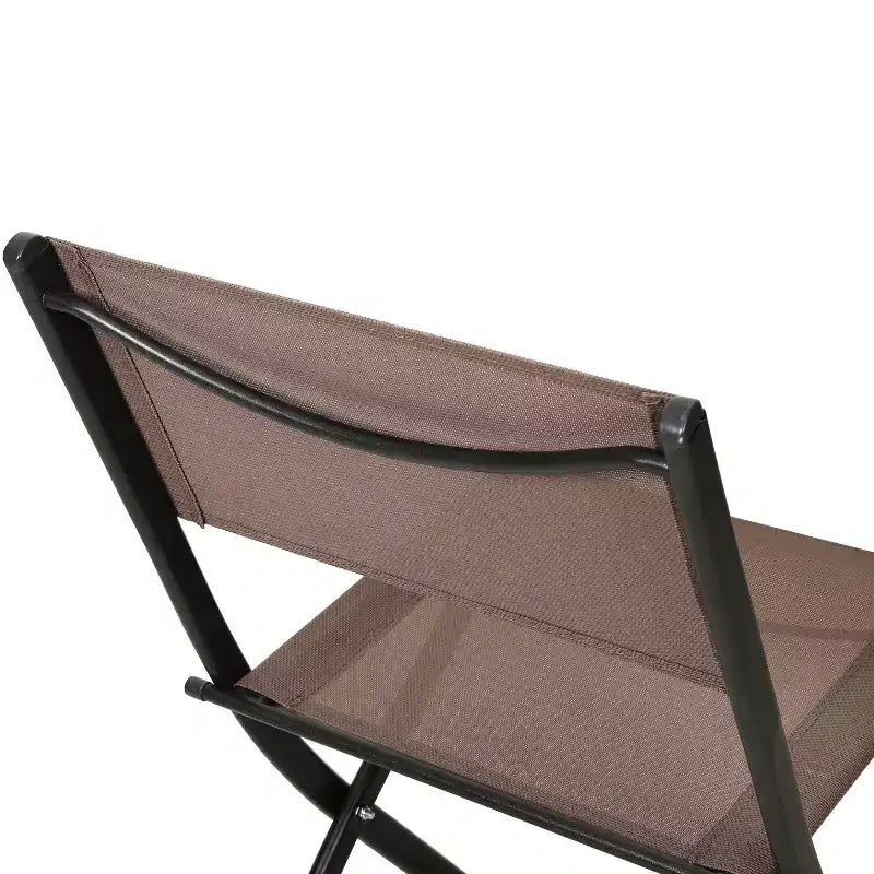 Flash Furniture Sedie pieghevoli da esterno Brazos Series 4 pz con materiale Flex Comfort e struttura in metallo