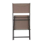 Flash Furniture Sedie pieghevoli da esterno Brazos Series 4 pz con materiale Flex Comfort e struttura in metallo