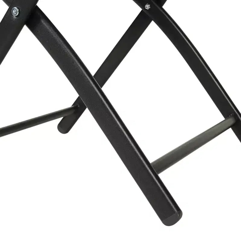 Flash Furniture Sedie pieghevoli da esterno Brazos Series 4 pz con materiale Flex Comfort e struttura in metallo