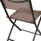 Flash Furniture Sedie pieghevoli da esterno Brazos Series 4 pz con materiale Flex Comfort e struttura in metallo