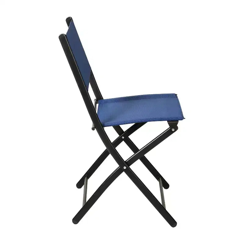 Flash Furniture Sedie pieghevoli da esterno Brazos Series 4 pz con materiale Flex Comfort e struttura in metallo