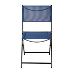 Flash Furniture Sedie pieghevoli da esterno Brazos Series 4 pz con materiale Flex Comfort e struttura in metallo
