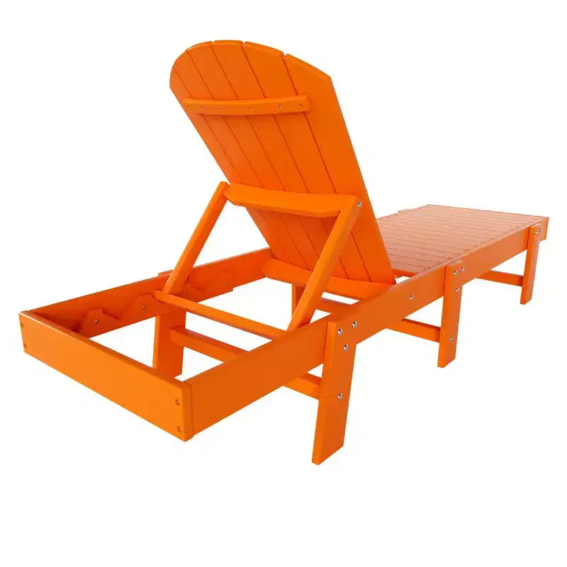 WestinTrends Dylan Adirondack Poly Reclining Chaise Lounge