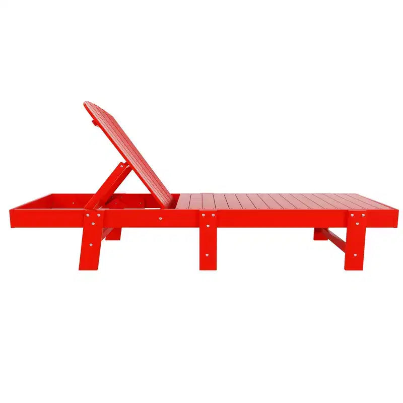 WestinTrends Dylan Adirondack Poly Reclining Chaise Lounge