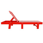 WestinTrends Dylan Adirondack Poly Reclining Chaise Lounge