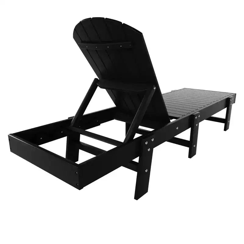 WestinTrends Dylan Adirondack Poly Reclining Chaise Lounge