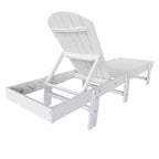 WestinTrends Dylan Adirondack Poly Reclining Chaise Lounge