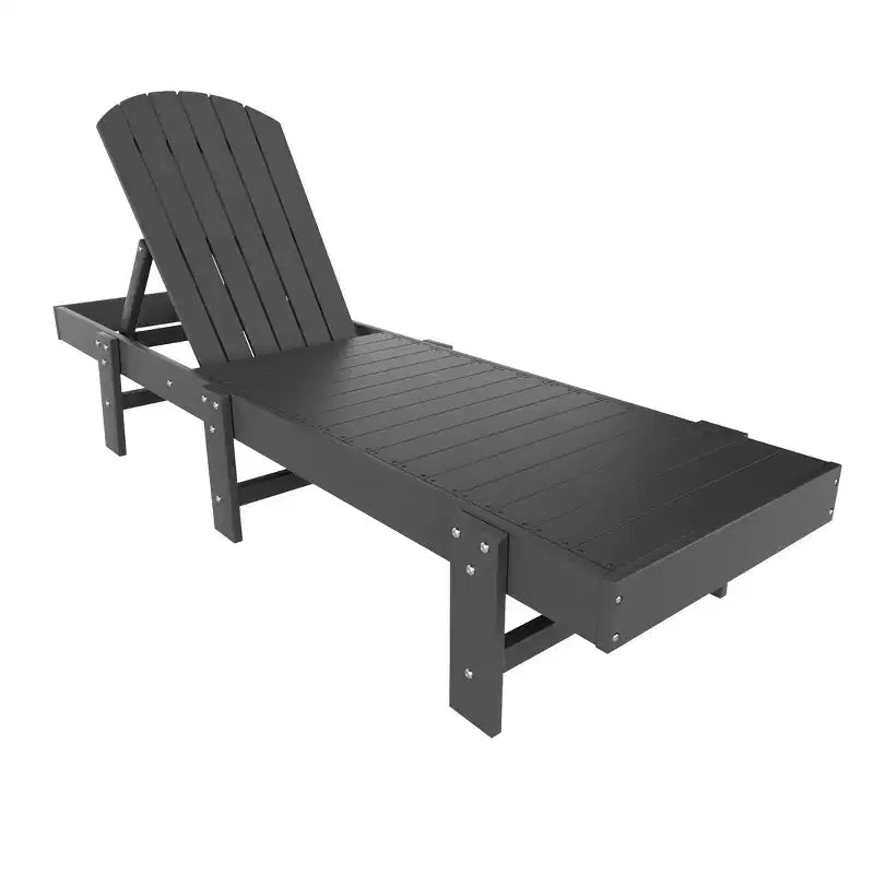 WestinTrends Dylan 3 Piece Adirondack Poly Reclining Chaise Lounge