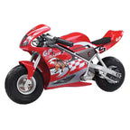 Razor 24 Volt Mini Electric Bike 1 Speed Dirt Racing Motorcycle Pocket Rocket with 10 Pneumatic Tires, Speeds up to 15 MPH, Ages 13 Plus, 2 Pack, Red