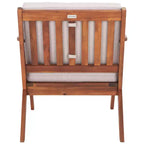 Dryad Chair W/ Cushions Indoor/Outdoor - PAT7324 - Natural/Light Grey - Safavieh