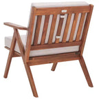 Dryad Chair W/ Cushions Indoor/Outdoor - PAT7324 - Natural/Light Grey - Safavieh