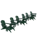 WestinTrends Dylan Sedia Adirondack da Esterno in HDPE (Set da 12 Pezzi)