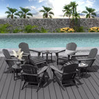 WestinTrends Dylan Sedia Adirondack da Esterno in HDPE (Set da 12 Pezzi)