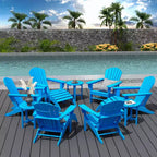 WestinTrends Dylan Sedia Adirondack da Esterno in HDPE (Set da 12 Pezzi)