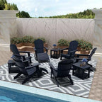 WestinTrends Tuscany HIPSOutdoorPatioFoldingAdirondackChair (12-Piece Set)