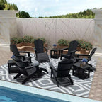 WestinTrends Tuscany HIPSOutdoorPatioFoldingAdirondackChair (12-Piece Set)