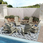 WestinTrends Tuscany HIPSOutdoorPatioFoldingAdirondackChair (12-Piece Set)