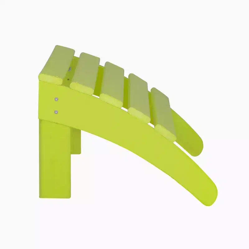 WestinTrends Dylan Sedie Adirondack da Esterno in HDPE con Pouf e Tavolino (Set Conversazione da 5 Pezzi)