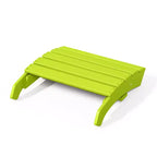 WestinTrends Dylan HDPE Outdoor Patio Adirondack Chairs with Ottomans (4-Piece Conversation Set)