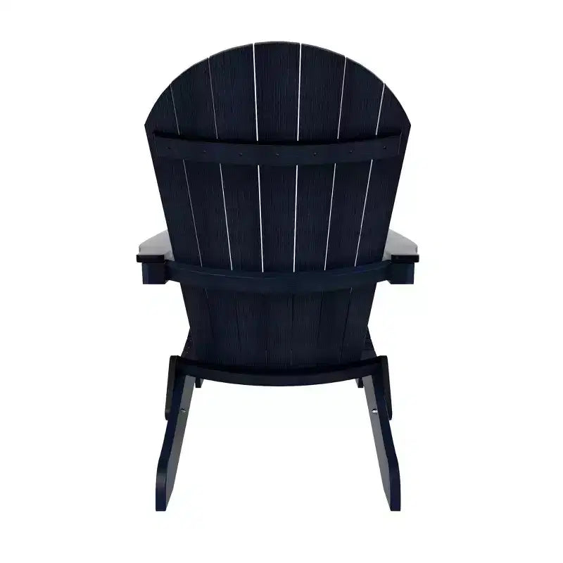 WestinTrends Tuscany HIPS - Set da conversazione da 5 pezzi per esterni con poltrone Adirondack pieghevoli, poggiapiedi e tavolino laterale