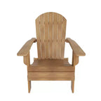 WestinTrends Tuscany HIPS - Set da conversazione da 5 pezzi per esterni con poltrone Adirondack pieghevoli, poggiapiedi e tavolino laterale