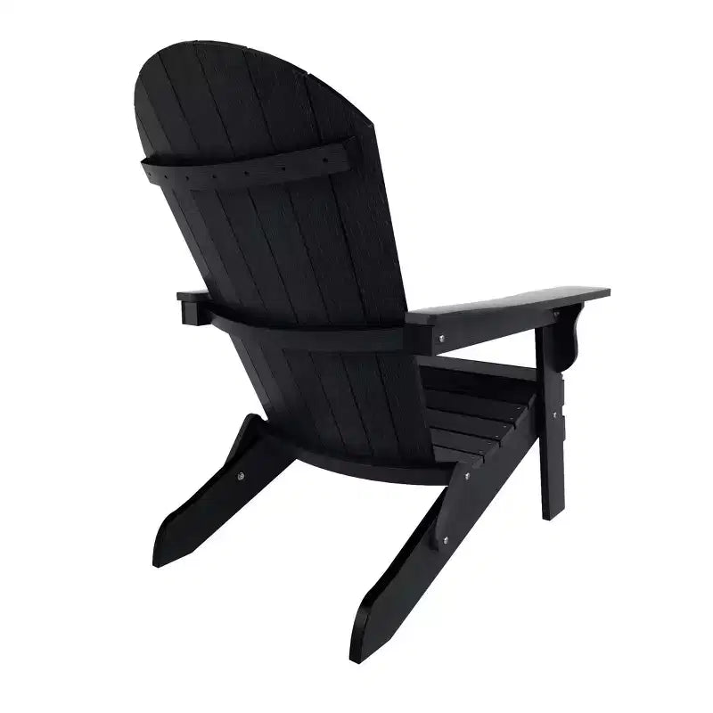 WestinTrends Tuscany HIPS - Set da conversazione da 5 pezzi per esterni con poltrone Adirondack pieghevoli, poggiapiedi e tavolino laterale