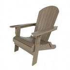 WestinTrends Tuscany HIPS Sedia Pieghevole Adirondack da Esterno per Patio con Tavolino (Set da 2 Pezzi)