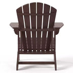 WestinTrends Dylan Sedia Adirondack da Esterno in HDPE con Pouf (Set da 2 Pezzi)
