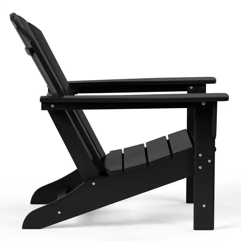 WestinTrends Dylan Sedia Adirondack da Esterno in HDPE con Pouf (Set da 2 Pezzi)