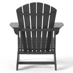 WestinTrends Dylan Sedia Adirondack da Esterno in HDPE con Pouf (Set da 2 Pezzi)
