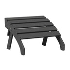 WestinTrends Dylan Sedia Adirondack da Esterno in HDPE con Pouf (Set da 2 Pezzi)
