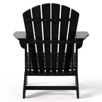 WestinTrends Dylan Sedia Adirondack da Esterno in HDPE con Pouf (Set da 2 Pezzi)