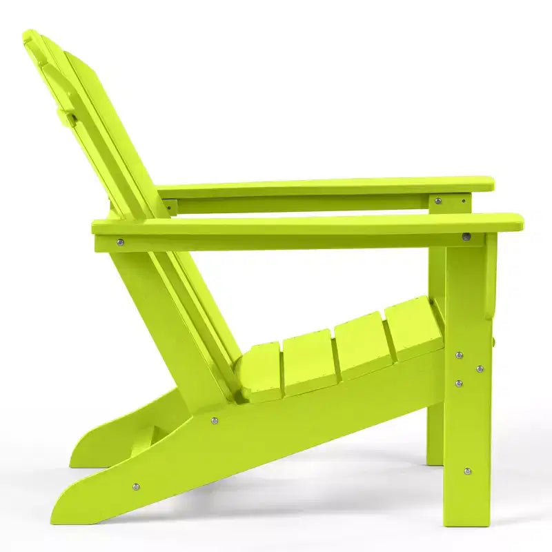 WestinTrends Dylan Sedia Adirondack da Esterno in HDPE con Pouf (Set da 2 Pezzi)