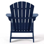 WestinTrends Dylan Sedia Adirondack da Esterno in HDPE con Pouf (Set da 2 Pezzi)
