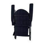 WestinTrends Tuscany Set Sdraio Pieghevole Adirondack da Esterno in HIPS con Poggiapiedi (Set 2 Pezzi)