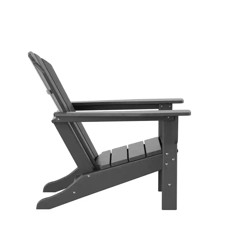 Sedia Adirondack da esterno WestinTrends Dylan in HDPE con tavolino (set da 2 pezzi)