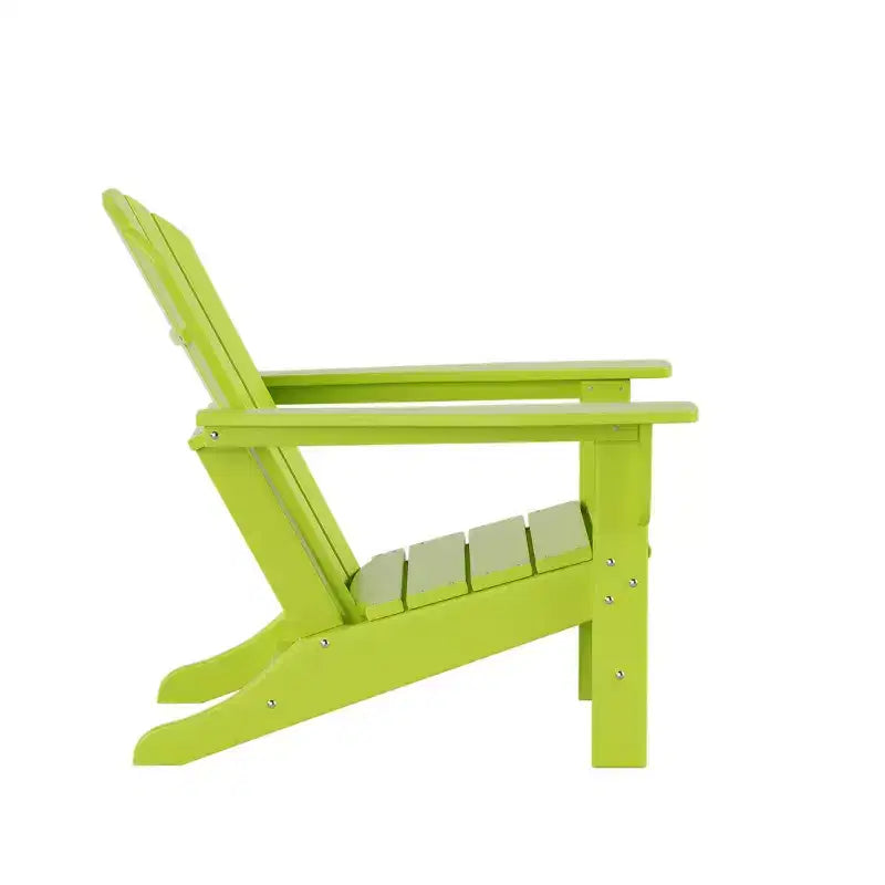 Sedia Adirondack da esterno WestinTrends Dylan in HDPE con tavolino (set da 2 pezzi)