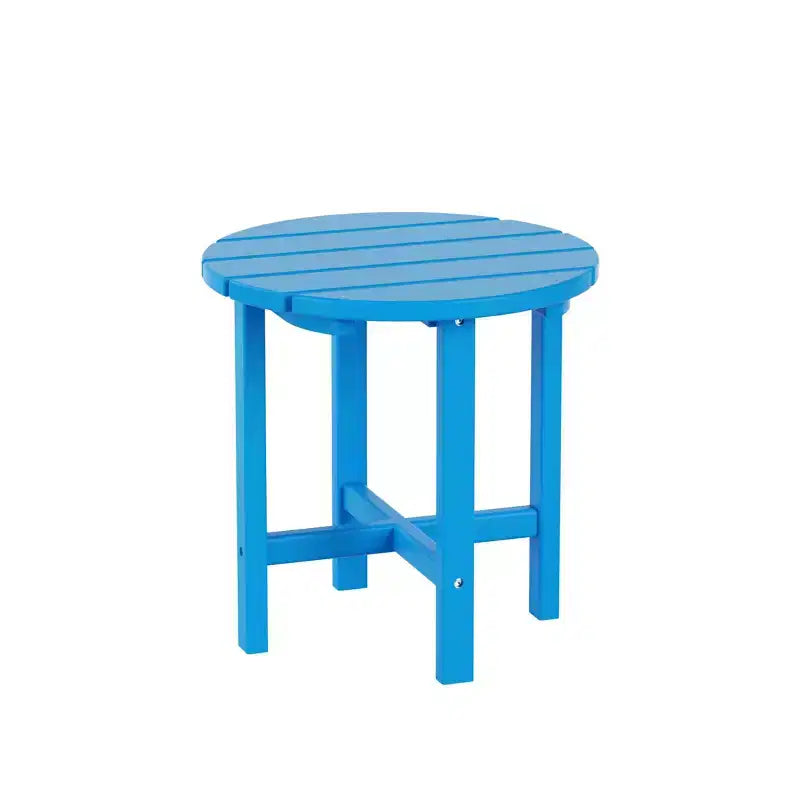 Sedia Adirondack da esterno WestinTrends Dylan in HDPE con tavolino (set da 2 pezzi)