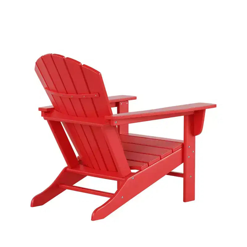 Sedia Adirondack da esterno WestinTrends Dylan in HDPE con tavolino (set da 2 pezzi)