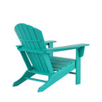 Sedia Adirondack da esterno WestinTrends Dylan in HDPE con tavolino (set da 2 pezzi)